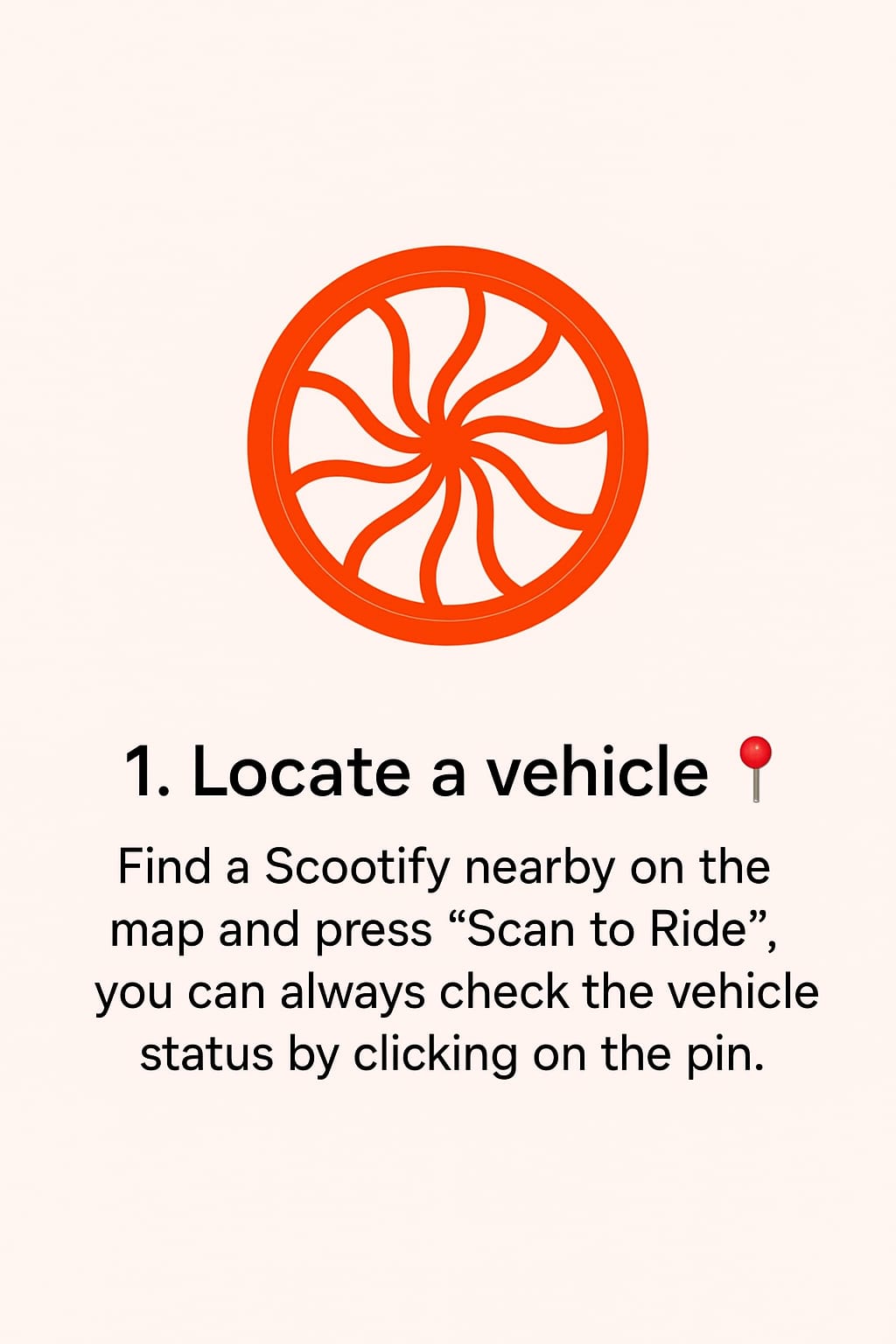 Find a nearby scooter on the map