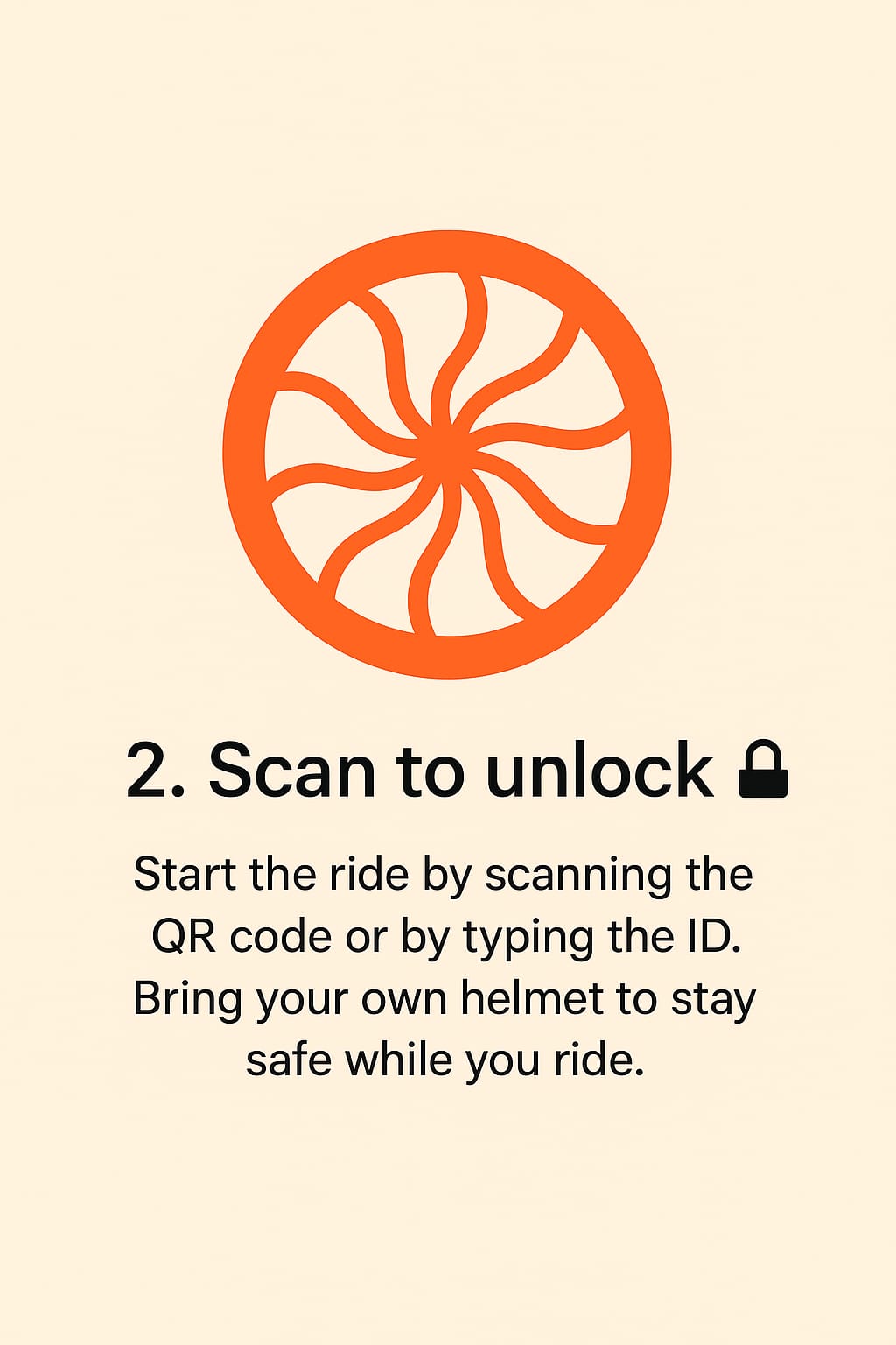 Scan QR code to unlock