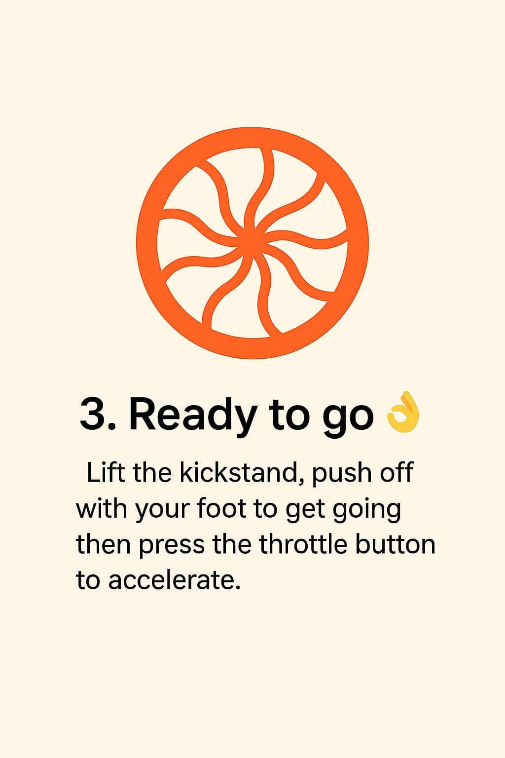 Safety check before riding